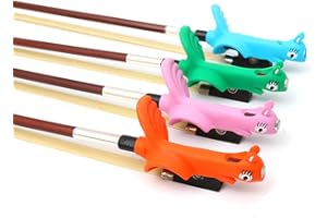 Yinfente 1 support pour archet de violon - Aide à l'enseignement - Pour apprendre le violon - Correcteur d'archet pour débutant - Protection douce des doigts