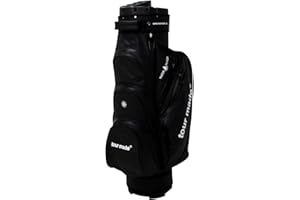 Tour Made Golfbag Cartbag I wasserdicht I ohne Schlägerklappern I Herren & Damen I Organizer Trolleybag Golftasche