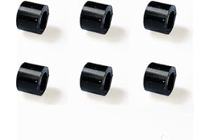 PIAOLGYI Replacement Spare Rubber Rollers for Cricut Maker,Accessories Compatible with Cricut Maker,6 Pack (Black)