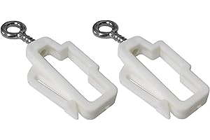 2 x fiXte Curtain Rail Glider Stop Ends to Fit Whiteline White Line Track Rails