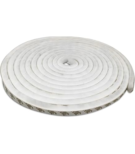 Guarnizione A Spazzola Autoadesiva - Paraspifferi 10m X 9mm X 5mm, Bianco - Foto 4