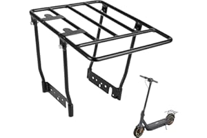ulip Porte-Bagages Arrière Trottinette Étagère à Bagages pour Segway Ninebot Max G30 G30D G30E G30LP Tubes en Acier Massif Robuste et Stable Faciles à Assembler