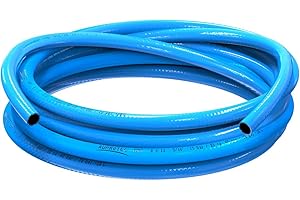 AUPROTEC Tubo per aria compressa 8 mm Ø interno 3 m tubo in PVC I 3 strati tubo in tessuto per compressore ad aria compressa I Bund/metro tubo compressore altamente flessibile