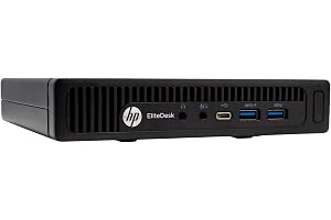 2018 HP EliteDesk 800 G2 Mini Business Desktop PC Intel Quad-Core i5-6500T up to 3.1G,8G DDR4,240G SSD,VGA,DP port,Windows 10 Professional 64 Bit-Multi-Language-English/Spanish (Renewed)