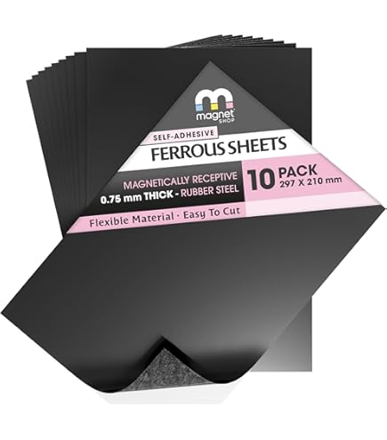 Foglio Magnetico Ultra Resistente A2 - Rotolo Flessibile 0.85mm Per Cartellonistica E Magazzino - Foto 4