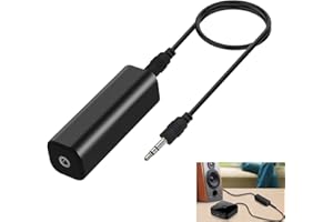 XATGIOUY Entstörfilter Ground Loop Noise Isolator, Audio Filter 3.5 mm, NF Entstörfilter für Auto, Heim Stereo System, Bluetooth Lautsprecher, Rauschfilter gegen Brummen und Störgeräusche,Verhindert Statische