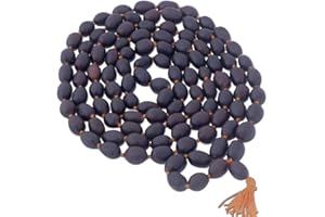 Ratnatraya Oryginalny Energized 108 nasion lotosu Kamal gatta Mala dla Japonii | Girlanda dla Laxmi Pooja i do noszenia dla mężczyzn - 84 cm