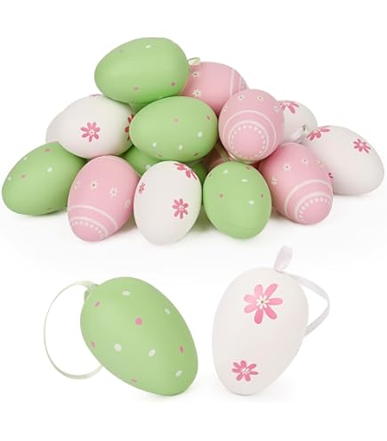 100 Weiße Kunststoff-Eier Mit Loch – 6 Cm Hoch, Für Osterdeko & Basteln