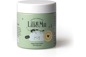 NATURAL BABYCARE LILI&MU LiliΜ Crema per le Irritazioni da Pannolino con Ossido di Zinco 75 ml - Crema Cambio Pannolino con Pantenolo e Burro di Karité Lenitiva, Zinco Pasta Protettiva Idratante per la Pelle Sensibile
