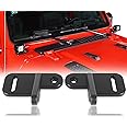u-Box JL Wrangler Cowl Light Mount A Pillar Pod Light Holder Brackets Compatible with Jeep Wrangler JL & Gladiator JT 2018 2019 2020 2021 2022 2023 2024 - Pair