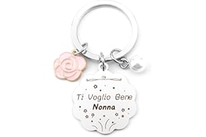 JOYRNALK Regalo Nonna Portachiavi Festa Dei Nonni Idee Regalo Festa Dei Nonni Regali per Nonna Regalo Nonna Compleanno Nonna Idee Regalo Festa Della Nonna Regali per La Nonna Regalo per I Nonni Dai Nipoti