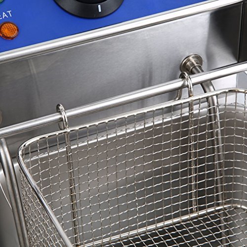 Profi Doppel Fritteuse Edelstahl 2 X 6l Friteuse Deep Fryer Gro Mit Filter Herausnehmbarem Lbehlter Und Regelbarer Heizstufe 2 X 2500 Watt Profi Doppel Fritteuse Edelstahl 2 X 6l Friteuse Deep Fryer Gro Mit Filter Herausnehmbarem Lbehlter Und Regelbarer Heizstufe 2 X 2500 Watt