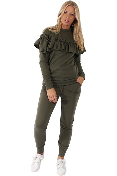ruffle tracksuit