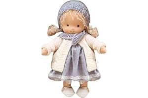 AINIUPI Waldorf Puppe Handgemachte Handgemachte Waldorf Puppe Vintage Häkelpuppe für Kinder Geburtstag Neujahr Ostern