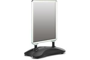 EAZYGODS LTD A1 Waterbase Pavement Poster Sign A-Board Holder Snap Frame Display Stand - Grey Waterbase Supplied