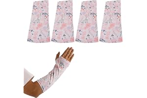 SJFNJN 4 Pack Arm Cast Cover Elastic Short Cast Covers Protector Arm Sling Sleeve Cast Decorations for Arm Bath Shower Cast Wound Covers Washable Cover 11 Inch Length x 9-11 Inch Circumference (Floret)