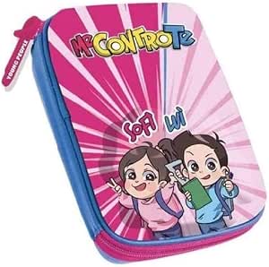Astuccio Scuola Me Contro Te One Time Completo 1 Zip Rosa 21x13x7 cm :  Amazon.it: Cancelleria e prodotti per ufficio