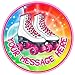 Produktbild ND2 Rollschuhe Disco Geburtstag print4you Personalisierter Runder Tortenaufsatz, ca. 19,1 cm (oder kleiner auf Wunsch), auf Zuckerguss