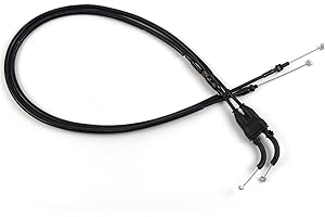 Arashi Câble d'accélérateur pour Yamaha MT-07 FZ-07 2014 2015 2016 Ligne de Fil Inoxydable et Accessoires de Moto en Caoutchouc MT07 FZ07 MT FZ 07 Noir