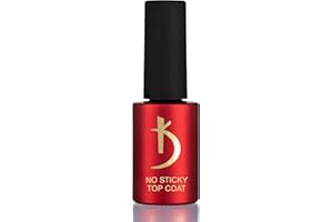Kodi Professional Top Coat Semi Permanent - No Wipe - 7ml - Vernis à Ongles Finition Brilliante - UV Gel