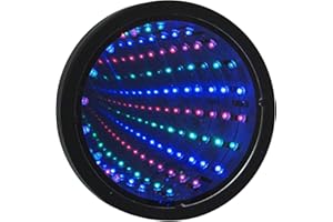 MH TRADING RHTrading Premium Infinity Mirror Tunnel Lamp LED Lighting Sensory Mirror Battery or USB Powered | Protective Film Must Be Peeled Off