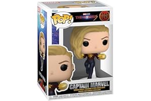 ¡Funko POP! Vinilo: the Marvels - Capitana Marvel - Figura de Vinilo Coleccionable - Idea de Regalo - Mercancía Oficial -Juguetes para Niños y Adultos - Figura Modelo para Coleccionistas y Expositores