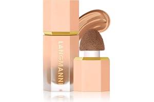 HOPHAT Liquid Contour Stick -Built-in Sponge Tip Sculpted Complexion Wand Contour Waterproof Long Lasting Natural Bronzer Smooth Face Highlighter Beauty Contour Stick (# 101, 1)