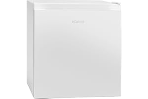 Bomann® Mini Kühlschrank 45L mit Gefrierfach, leise Kühlbox klein für Küche Büro Camping und Gaming, Kühlschrank klein Türanschlag wechselbar - Minikühlschrank Getränkekühlschrank Minibar KB 7245 weiß