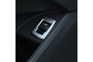 DIYUCAR Per il Nuovo X1 F48 20i 25i 2016 2017 2018 ABS Opaco Argento Interni Coda Interruttore Telaio Pulsante Copertura Accessori Auto