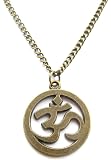 Ohm Necklace • Om • Aum Charm • Meditation Necklace • Yoga Necklace • Girlfriend Gift • Minimal Necklace • Valentines Day Gift for Her