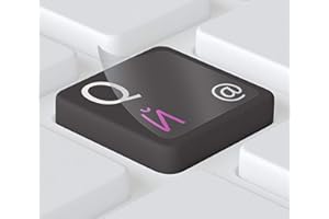 ‎KEYSTICKERS Keystickers® | 11x13mm - Unten | Russische Aufkleber für PC/Laptop & Notebook Tastaturen, transparente Matte Folie | Farbe: ROSA | русские наклейки на клавиатуру | Russian Keyboard Stickers