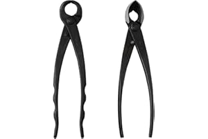 Wazakura Set di Attrezzi per Rami Bonsai, Fatti in Giappone. Tagliatore Concavo (200mm) + Tagliarina di Rami (210mm) Kit da Giardinaggi