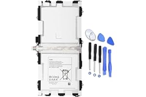 HUBEI EB-BT800FBU EB-BT800FBC Sostituzione della batteria del tablet per Samsung Galaxy Tab S 10.5 SM-T800 SM-T801 SM-T805 SM-T805C SM-T805W T805Y T805M SM-T807 SM-T807A SM-T807P SM-T807V (3.8V 7900mAh)