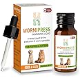 WORMIPRESS Herbal Deworming Liquid for Dogs and Cats - Natural Pet Dewormer with Effective Worm Control - All-Natural Formula for Safe and Gentle Intestinal Parasite Treatment - 30 ml