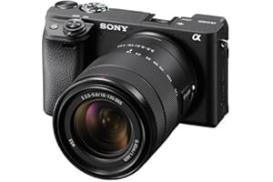 Sony Alpha 6400 - Appareil Photo Numérique Hybride APS-C avec 18-135mm Objectif (24,2 MP, AF en 0.02s, Suivi des Yeux, 4K HLG, Ecran Selfie Vlogging)