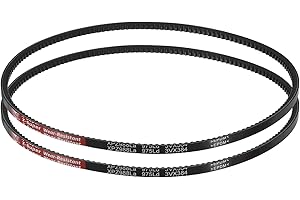 sourcing map 2pcs XPZ975 EPDM V-Belt, wedge Section Cut Edge Cogged Industrial Rubber V Belt 10mm Width x 975mm Pitch Circumference