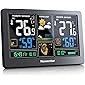 Newentor Wetterstation mit Außensensor Funk Digitales Farbdisplay DCF-Funkuhr Multifunktionale Funkwetterstation…