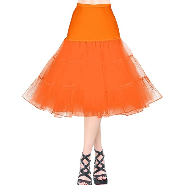 Sottogonna Crinolina Anni '50 Lunga 50 Cm Per Abiti Da Sposa, Rockabilly, Vintage, Tutù Balletto, Carnevale, Halloween