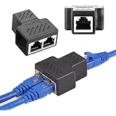 Parcbeny P-26130 Ethernet Splitter 1 ila 2 RJ45 Ağ Kablosu Adapt&ouml;r&uuml;, Not Sadece Bir Seferde Bir Ağ Bağlayın, ADSL/Bilgisayarl