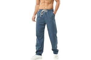 Hoerev Lin Pantalons décontractée de Plage été