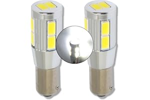 MCK Auto - Sostituzione per H6W Bax9S LED CanBus Set di lampadine bianche molto chiare e senza errori compatibili con F30 F31 A3
