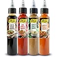 Mother's RECIPE Sauce Combo - Soya Sauce 240 Gm, Red Chilli Sauce , Green Chilli Sauce 200 Gm And Garlic Chilli 220 Gm, Combo Pack Of 4