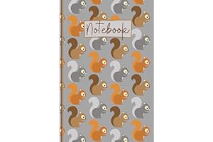 Squirrel Notebook: Cute Squirrel Lined Journal, The Perfect Novelty Squirrel Gift for a Anyone who Loves Squirrels, Wildlife, Wild Animals & Nature - Autumn