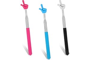 YQQYG 3 Stück Pointer Finger, Zeigerstab für Klassenzimmer, Fingerzeiger, Lehrer, Sprechstab für Schulunterricht, Konferenzpräsentationen und Lernanleitung