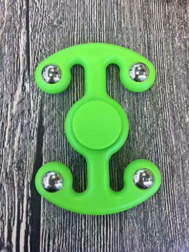 Wangyue Hand Spinner New Style Octopus Fidget Spinner EDC Focus Anxiety Stress Relief Toys With Four Weight Gain Stainless Steel Balls Green