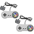 TRIXES 2x Retro Replacement Gaming Controllers, Game Controller, Gaming Accessories, Gamepad, Gaming, Gaming Console Accessories, Gamepads for Use with SNES