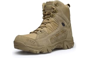 Lyoridra Herren Wanderschuhe Kampfstiefel Armee Tactical Boot Outdoor Trekking schuhe