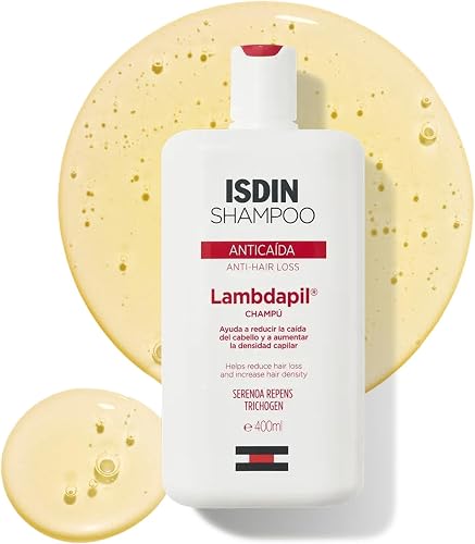 ISDIN Lambdapil Champú Anticaída Ayuda a Reducir la Caída Excesiva del Cabello y a Aumentar su Densidad, Cabello Fuerte y con