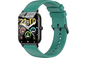 SUGARJAR Cinturino per Nerunsa P66D,22 mm Silicone Cinturini per Donerton T50S,T50H,Popglory P66,ENOMIR IDW19/LW51/LW11,TOOBUR IDW13/IDW16/IDW19/BW01,uaue T50S,Narcid P95/P66,TUYOMA LW36,WeurGhy Y6