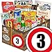 Produktbild jubiläum geschenke 3 + Geschenk für Sie + Ostprodukt DDR Box als Geschenkkorb mit Kultprodukten der DDR + Geschenkverpackung "Verkehrsschild 3" mit Ostmotiven + Puffreis Schokolade, Mokkabohnen uvm. ++ Geburtstagsgeschenk lustige geschenke geschenkideen für Mutter geschenk für ihn Geburtstagsgeschenk Ostpaket Geschenkideen für Männer Was schenken Männer Geschenke geschenke für Mutter